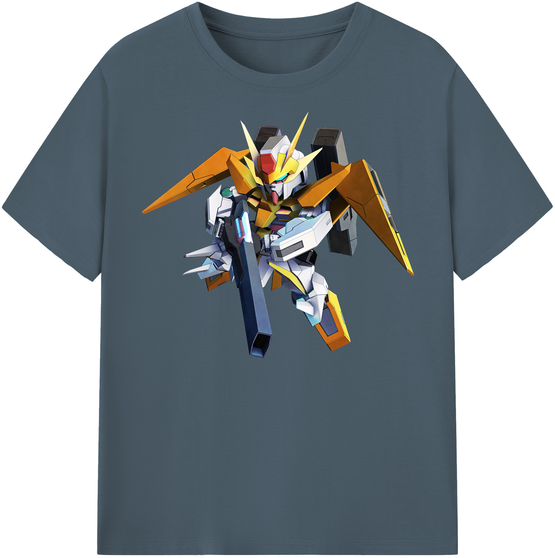 （画像用） 機動戦士ガンダム Mobile Suit Gundam 綿100％半袖Tシャツ（フロントプリント）